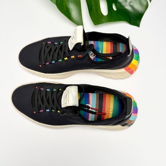 Cole Haan Zerogrand Generation Black Multi Rainbow Color Shoes Black Men's Sz 7M - Picture 1 of 13